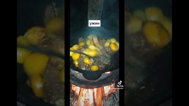 ужин дома на природе.mp4