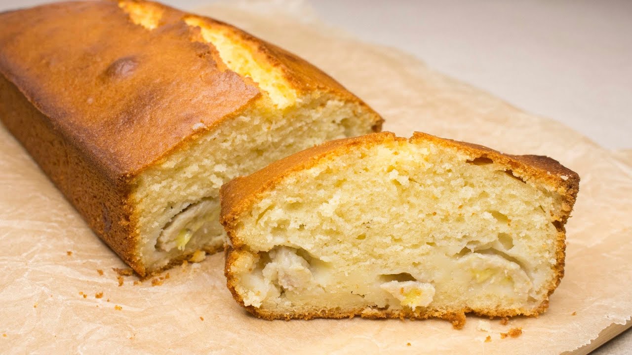 Простой банановый кекс в духовке. Curd Strudel.