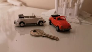 Vw Beetle Cabrio 3D printed 'Tiny Old Timers'