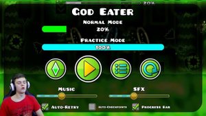 САМЫЙ ЛУЧШИЙ ДЕМОН В GEOMETRY DASH!? God Eater!