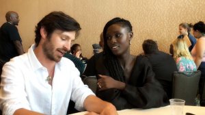 Nightflyers - Actors Jodie Turner-Smith and Eoin Macken - SDCC 2018