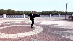 Школа кунг-фу "Чёрный Дракон". Элементы техник Тайцзицюань и стиля "Журавль"