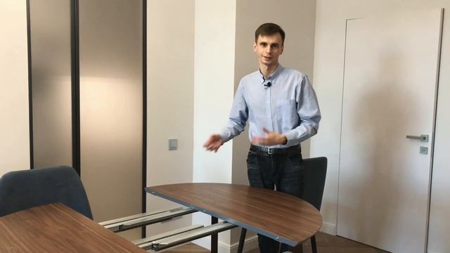 Раскладной стол из шпона ореха смотреть онлайн