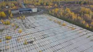 Заброшенный аэропорт Бийска. Съемка с дрона