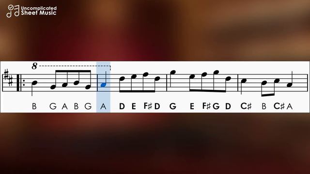 Minuet in G major | Sheet Music with Easy Notes for Recorder, Violin + Orchestra | J. S. Bach смотреть онлайн