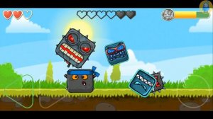 Red Ball 4 - Ninja, Alien, Boom Box Vs Boss 2, Boss 3, Boss 4 in The Battle