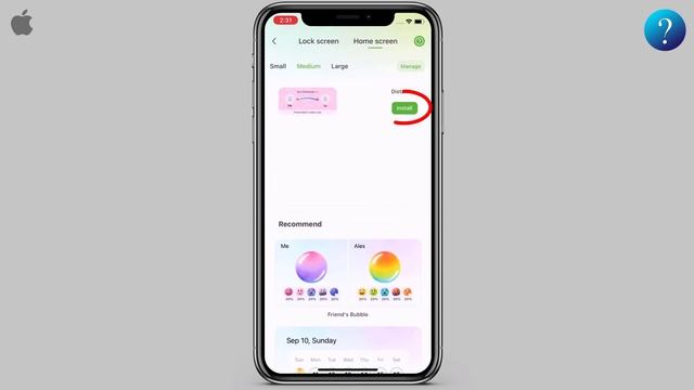 How to add distance widget on widgetable app iPhone & Android