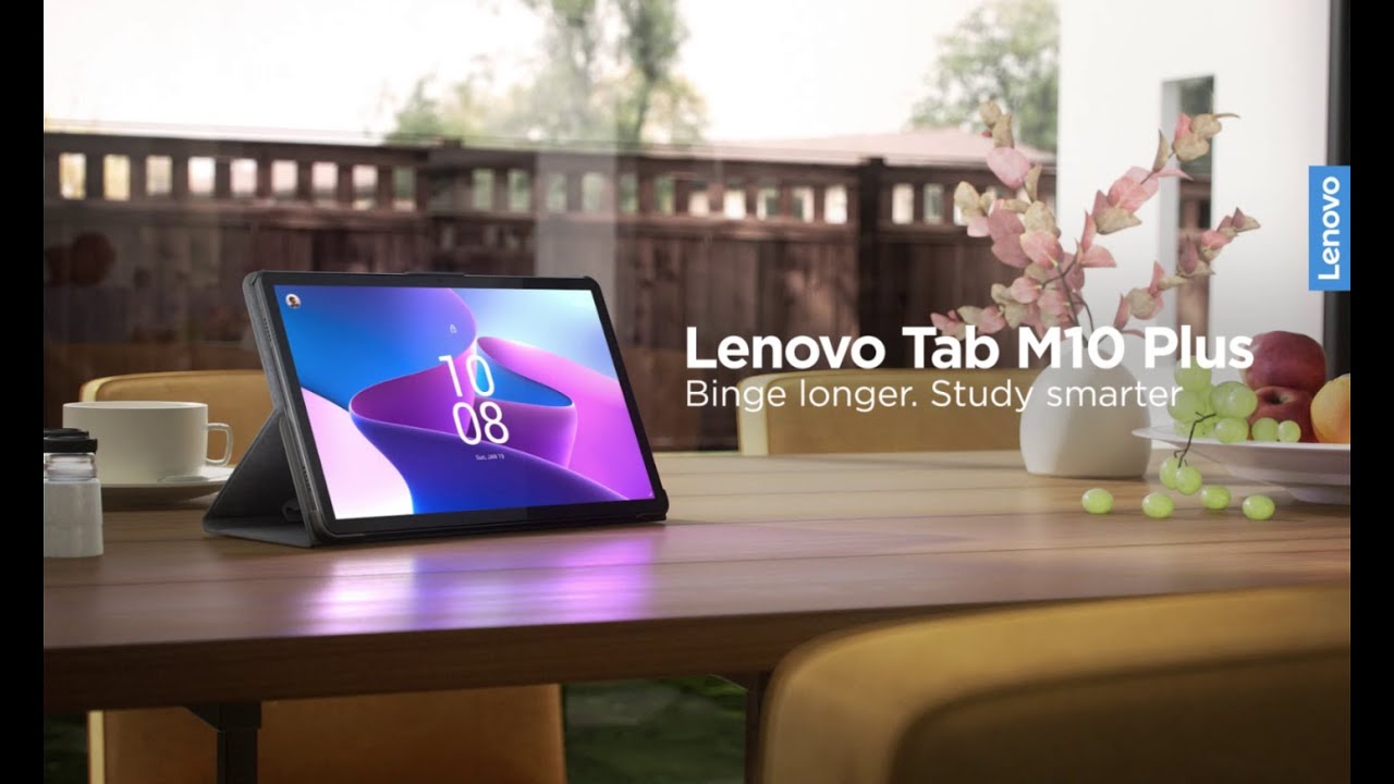 Lenovo Tab M10 Plus 3-го поколения — наслаждайтесь дольше. Учитесь умнее