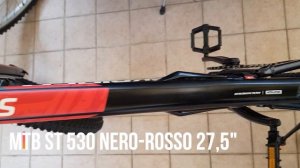 Mountain Bike ROCKRIDER Mtb ST 530 nero-rosso 27,5"