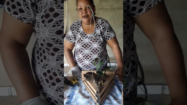 PLANTANDO ORQUÍDEA EM TOQUINHO ACOPLADA AO CACHEPO, E GANCHO PARA PENDURAR VASOS.. смотреть онлайн