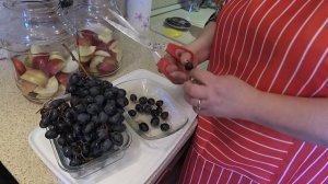 Компот из яблок и винограда на зиму.