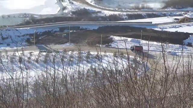 УФА     Строительство    дороги   на   набережной   реки   " БЕЛОЙ  " смотреть онлайн