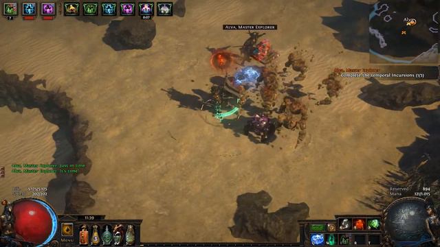 Path of Exile 3.12 - Summon Stone Golem - Canyon T16 Map - Alva смотреть онлайн