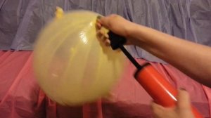 How to Inflate and pop Animal Balloon Ball
