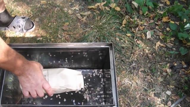 Ловля леща и голавля на горох. Горячее копчение рыбы. смотреть онлайн