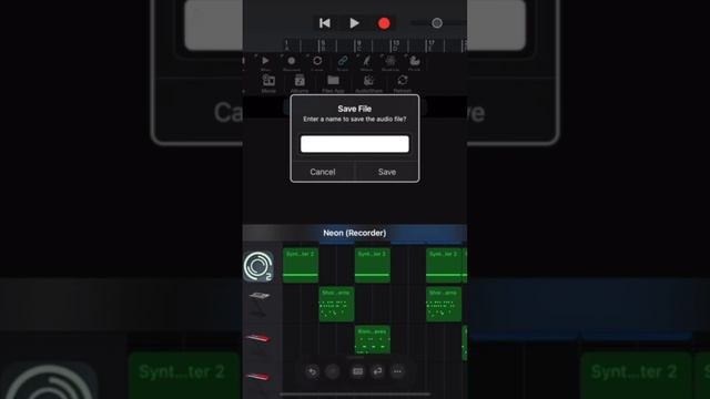 Sending Garage Band to Loopy Pro  2