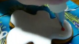 Роспись имбирных пряников айсингом ( глазурью) для начинающих?? Пряничный человечек