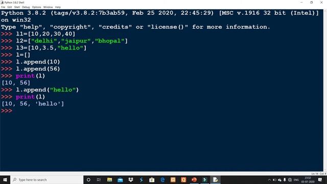 Python tutorial -13||list in python||for absolute beginners||updated version