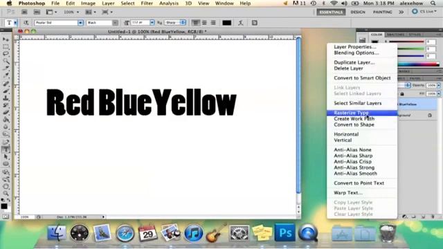 How to Put Color on Different Words in Text with Photoshop CS6 смотреть онлайн