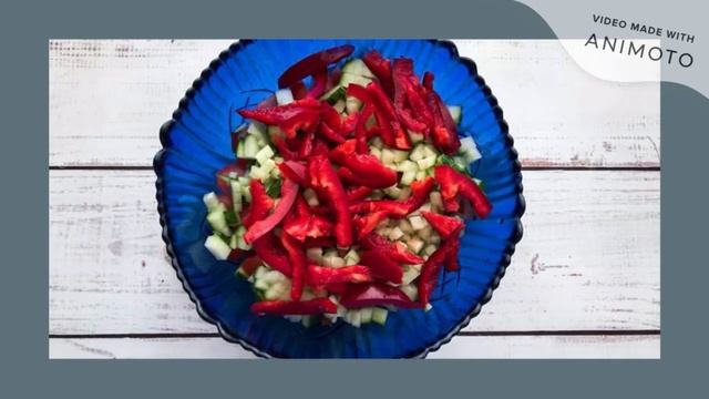 Испанский салат из фасоли смотреть онлайн