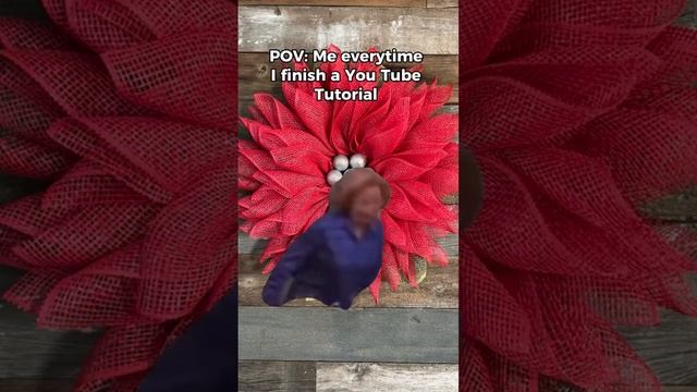 Poinsettia wreath/ Christmas 2023/ Christmas Wreath/ How To Make a Christmas Wreath/ DIY Flower/ DI