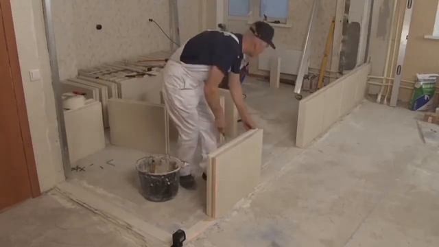 Как сделать перегородки из пазогребневых плит ПГП Гипсополимер в квартире - Доме  Екатеринбург