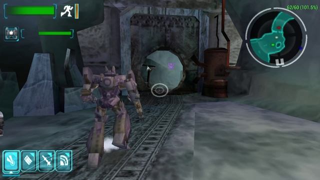 Transformers The Game PSP Часть 4 Место раскопок на Северном полюсе