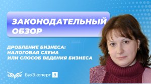 Дробление бизнеса - налоговая схема или способ ведения бизнеса. Саммари эфира от 31.05.2024