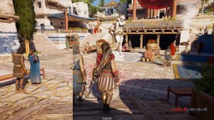 Assassin's Creed Odyssey E3 2018 vs Retail Xbox One X Graphics Comparison