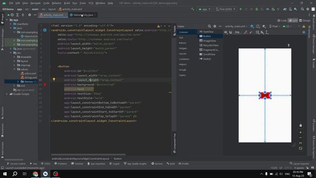 Create an Android App to Change Button Color on Click