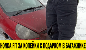 Купили Honda Fit GD1 по дешевке с сюрпризом в багажнике /  for cheap with a surprise in the trunk