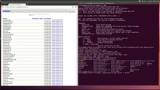 Tizen Git Build System смотреть онлайн