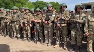 Спецназ «Ахмат» возвращается из Ростова-на-Дону, куда он прибыл для подавления вооружённого мятежа,