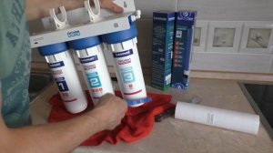 Замена картриджей в фильтрах обратного осмоса