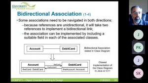 CCOMP 371 Object Oriented Modeling and Design  Lecture 9