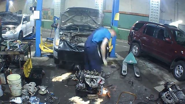 замена ДВС Honda LOGO D13A