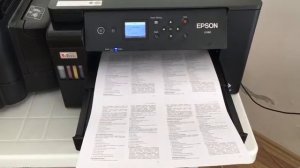 Epson Ecotank L11160 A3  Test Print