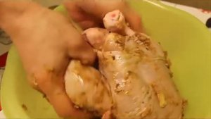 КУРИЦА в духовке С ЯБЛОКАМИ И АПЕЛЬСИНАМИ.Очень вкусно!