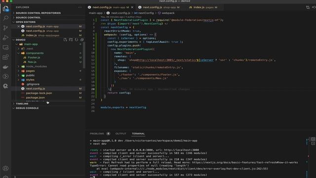 Module Federation - Micro frontend architecture | nextjs