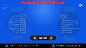 fenix 7X Pro Sapphire Solar Edition vs Garmin Forerunner 965