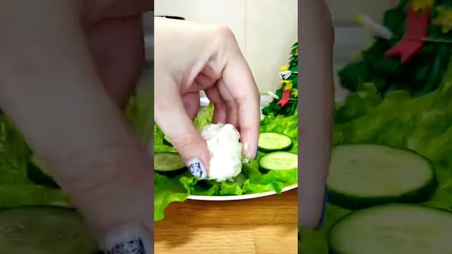 Нежная праздничная закуска грибочки мухоморчики Рецепт вкусной закуски