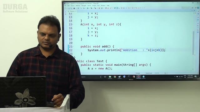 Java Tutorials || OOPS Constructors Constructor Overloading || by Nagoor Babu смотреть онлайн