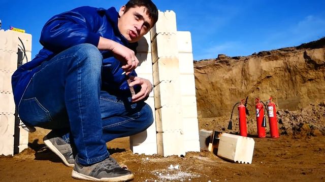 Сжигаем и взрываем клееный брус , горит или нет? смотреть онлайн