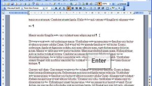 21. Word 2003. Интервал между абзацами, переход между строками и абзацами.