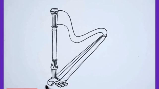 Easy Drawing for Kids - Harp || How to Draw Harp || #Kalakrit Art Studio by Kanika смотреть онлайн
