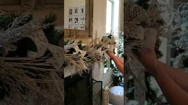 DIY УКРАШАЕМ КАМИН на Новый Год, НОВОГОДНИЙ ДЕКОР как украсить дом на Рождество смотреть онлайн