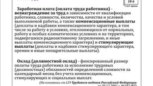 Рабочее время. Оплата труда. Время отдыха