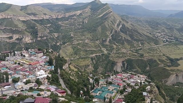 Дагестан.село Гуниб.Вид сверху. 1