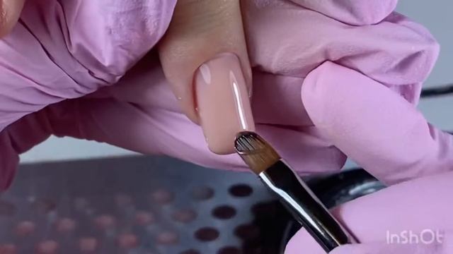 Треш ногти превращаются в арочный квадрат с френчем. Сложная коррекция ногтей. Преображение ногтей.
