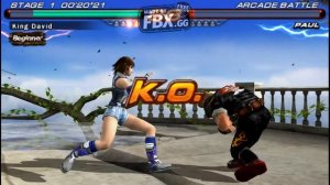 ASUKA VS PAUL TEKKEN 6 Gameplay on PSP and PS VITA